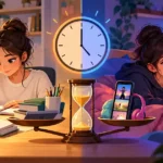 belajar vs tiktok